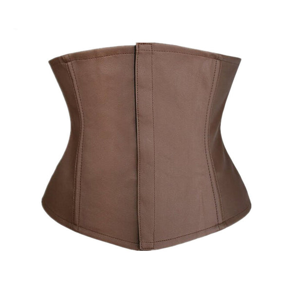 Brown Underbust Lace Up Corset